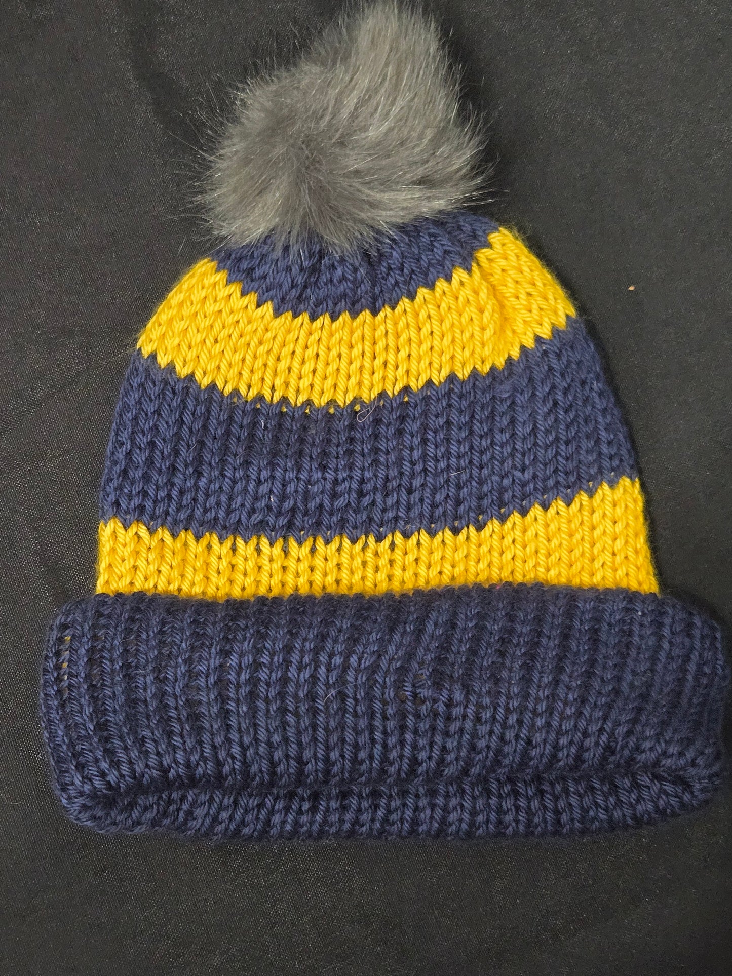 Folded brim hat